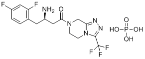 5-Desfluoro Sitagliptin molecular structure (CAS 1345822-86-7)