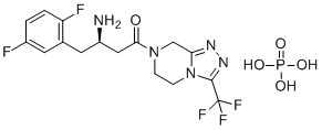 4-去氟西他列汀分子结构 (CAS 1345822-87-8)