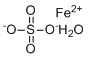 Ferrous sulfate hydrate molecular structure (CAS 13463-43-9)