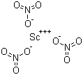 Scandium(III) nitrate molecular structure (CAS 13465-60-6)