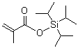 Triisopropylsilyl methacrylate molecular structure (CAS 134652-60-1)