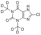 8-Chlorotheophylline-d6 molecular structure (CAS 1346598-95-5)