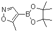 5-Methylisoxazole-4-boronic acid pinacol ester molecular structure (CAS 1346808-41-0)