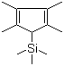 结构式 CAS# 134695-74-2, 三甲基(2,3,4,5-四甲基-2,4-环戊二烯-1-基)硅烷