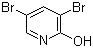 3,5-Dibromo-2-pyridinol molecular structure (CAS 13472-81-6)