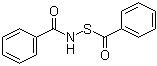 结构式 CAS# 134861-13-5, N-(苯甲酰基硫基)苯甲酰胺
