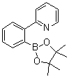 结构式 CAS# 1349171-28-3, 2-[2-(4,4,5,5-四甲基-1,3,2-二氧硼杂环戊烷-2-基)苯基]吡啶