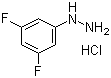 3,5-Difluorophenylhydrazine hydrochloride molecular structure (CAS 134993-88-7)