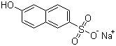 6-羟基-2-萘磺酸钠分子结构 (CAS 135-76-2)
