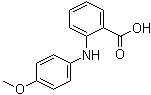 N-(4-甲氧基苯基)邻氨基苯甲酸分子结构 (CAS 13501-67-2)