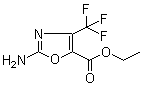 结构式 CAS# 135026-17-4, 2-氨基-4-三氟甲基恶唑-5-甲酸乙酯