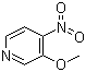 3-甲氧基-4-硝基吡啶分子结构 (CAS 13505-07-2)