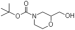 4-Boc-2-Hydroxymethylmorpholine molecular structure (CAS 135065-69-9)