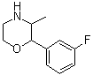 2-(3-Fluorophenyl)-3-methylmorpholine molecular structure (CAS 1350768-28-3)