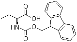 结构式 CAS# 135112-27-5, N-芴甲氧羰基-L-2-氨基丁酸