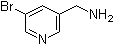 structure of CAS# 135124-70-8, 5-Bromo-3-pyridinemethanamine;(5-Bromopyridin-3-yl)methanamine; [(5-Bromo-3-pyridinyl)methyl]amine