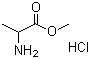 结构式 CAS# 13515-97-4, DL-丙氨酸甲酯盐酸盐