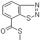 结构式 CAS# 135158-54-2, 1,2,3-苯并噻二唑-7-硫代甲酸 S-甲酯