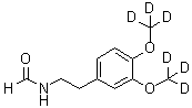 N-[2-(3,4-Di(methoxy-d<sub>3</sub>)phenyl)ethyl]formamide molecular structure (CAS 1351951-84-2)