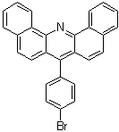 7-(4-溴苯基)二苯并[c,h]吖啶分子结构 (CAS 1352166-93-8)