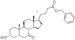 (3alpha,5beta)-3-Hydroxy-7-oxocholan-24-oic acid phenylmethyl ester molecular structure (CAS 1352328-64-3)