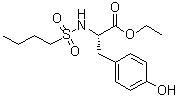N-(Butylsulfonyl)-L-tyrosine ethyl ester molecular structure (CAS 1352839-95-2)