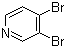 3,4-二溴吡啶分子结构 (CAS 13534-90-2)