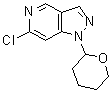 6-Chloro-1-(tetrahydro-2H-pyran-2-yl)-1H-pyrazolo[4,3-c]pyridine molecular structure (CAS 1353637-44-1)