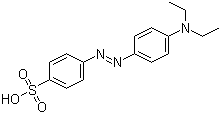 结构式 CAS# 13545-67-0, 乙基橙