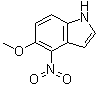 5-Methoxy-4-nitro-1H-indole molecular structure (CAS 135531-92-9)