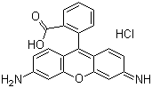 结构式 CAS# 13558-31-1, 罗丹明 110 氯化物