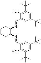 (R,R)-(-)-N,N'-Bis(3,5-di-tert-butylsalicylidene)-1,2-cyclohexanediamine molecular structure (CAS 135616-40-9)