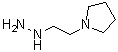 structure of CAS# 13562-40-8, 1-(2-Hydrazinoethyl)pyrrolidine