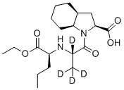 Perindopril-d4 molecular structure (CAS 1356929-58-2)