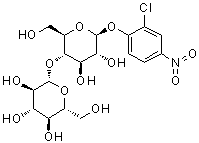 2'-Chloro-4'-nitrophenyl beta-D-cellobioside molecular structure (CAS 135743-28-1)
