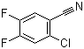 2-Chloro-4,5-difluorobenzonitrile molecular structure (CAS 135748-34-4)