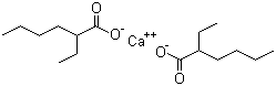 structure of CAS# 136-51-6, Calcium 2-ethylhexanoate;Calcium bis(2-ethylhexanoate)