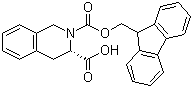 Fmoc-L-1,2,3,4-tetrahydroisoquinoline-3-carboxylic acid molecular structure (CAS 136030-33-6)