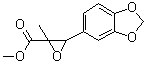 3-(1,3-Benzodioxol-5-yl)-2-methyl-2-oxiranecarboxylic acid methyl ester molecular structure (CAS 13605-48-6)