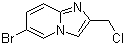 6-Bromo-2-(chloromethyl)imidazo[1,2-a]pyridine molecular structure (CAS 136117-72-1)