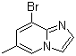 8-Bromo-6-methylimidazo[1,2-a]pyridine molecular structure (CAS 136117-93-6)