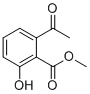 Methyl 2-acetyl-6-hydroxybenzoate molecular structure (CAS 136192-85-3)