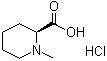 (S)-1-Methyl-2-piperidinecarboxylic acid hydrochloride molecular structure (CAS 136312-85-1)