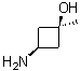 结构式 CAS# 1363381-58-1, 顺式-3-氨基-1-甲基环丁醇