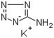 2H-Tetrazol-5-amine potassium salt molecular structure (CAS 136369-04-5)
