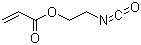 2-Propenoic acid 2-isocyanatoethyl ester molecular structure (CAS 13641-96-8)