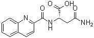 N-(2-Quinolinylcarbonyl)-L-asparagine molecular structure (CAS 136465-98-0)
