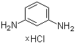 1,3-苯二胺盐酸盐分子结构 (CAS 13652-74-9)