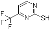 4-(Trifluoromethyl)-2-pyrimidinethiol molecular structure (CAS 136547-17-6)