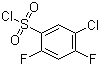 5-Chloro-2,4-difluorophenylsulfonyl chloride molecular structure (CAS 13656-57-0)